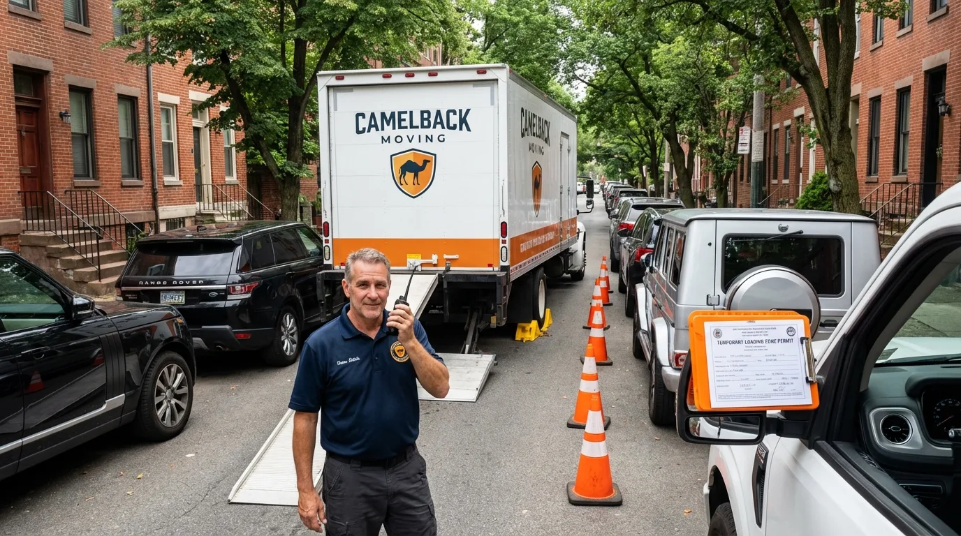 City street loading permit setup in Cuyahoga Falls, OH